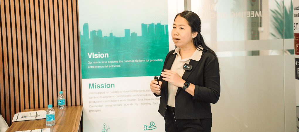 Ms. Chun Sothany, CEO of MVU Investment Plc.