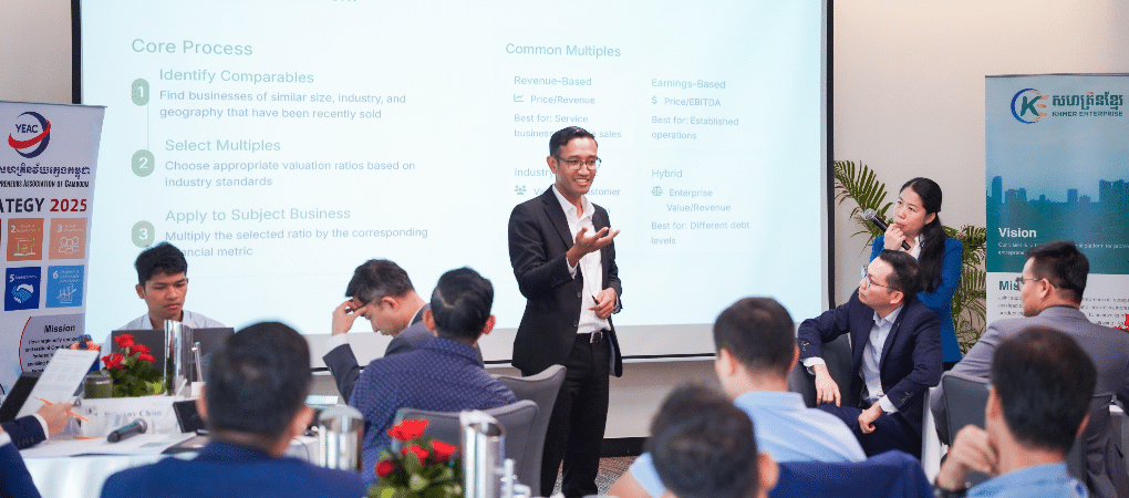 YEAC Hosts In-Depth Training on Business Valuation for Cambodian Entrepreneurs